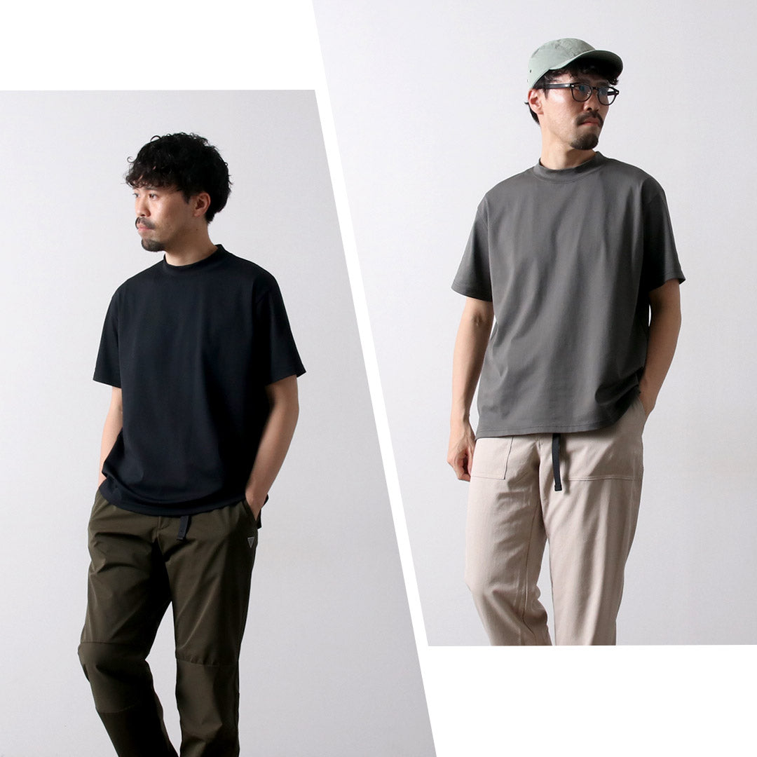 RAG / Soft Cool Mock Neck Short Sleeve T-Shirt