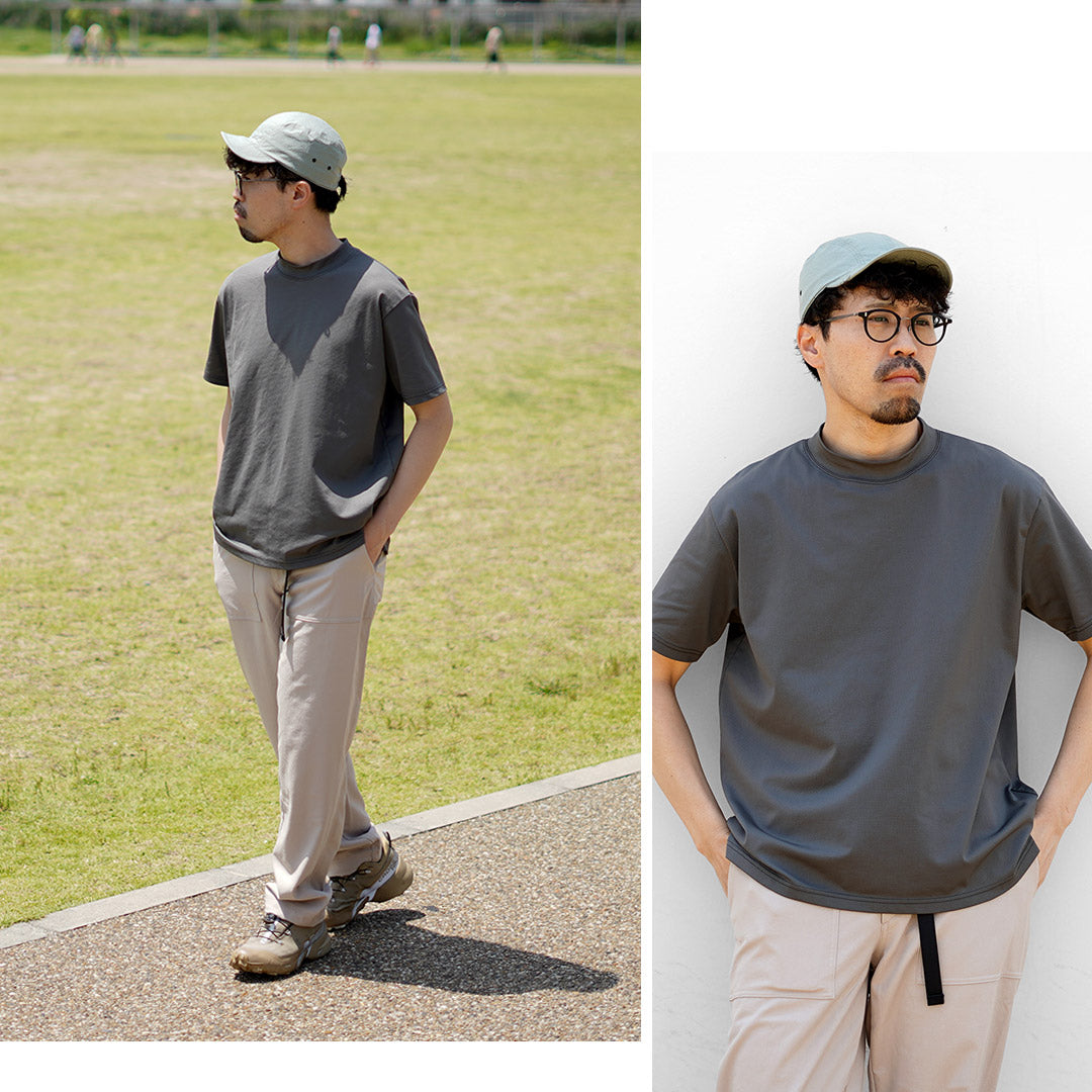 RAG / Soft Cool Mock Neck Short Sleeve T-Shirt