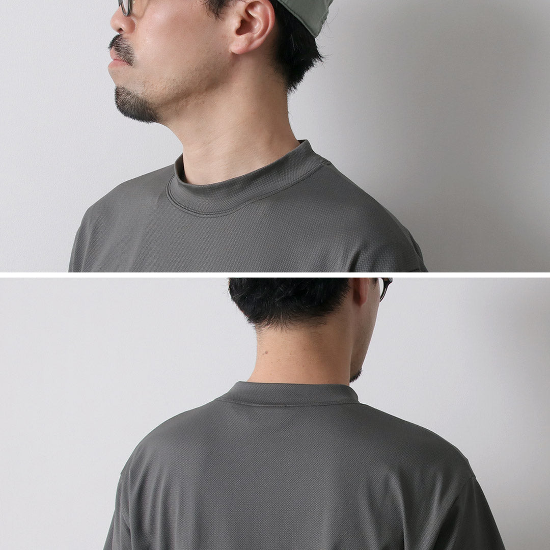 RAG / Soft Cool Mock Neck Short Sleeve T-Shirt