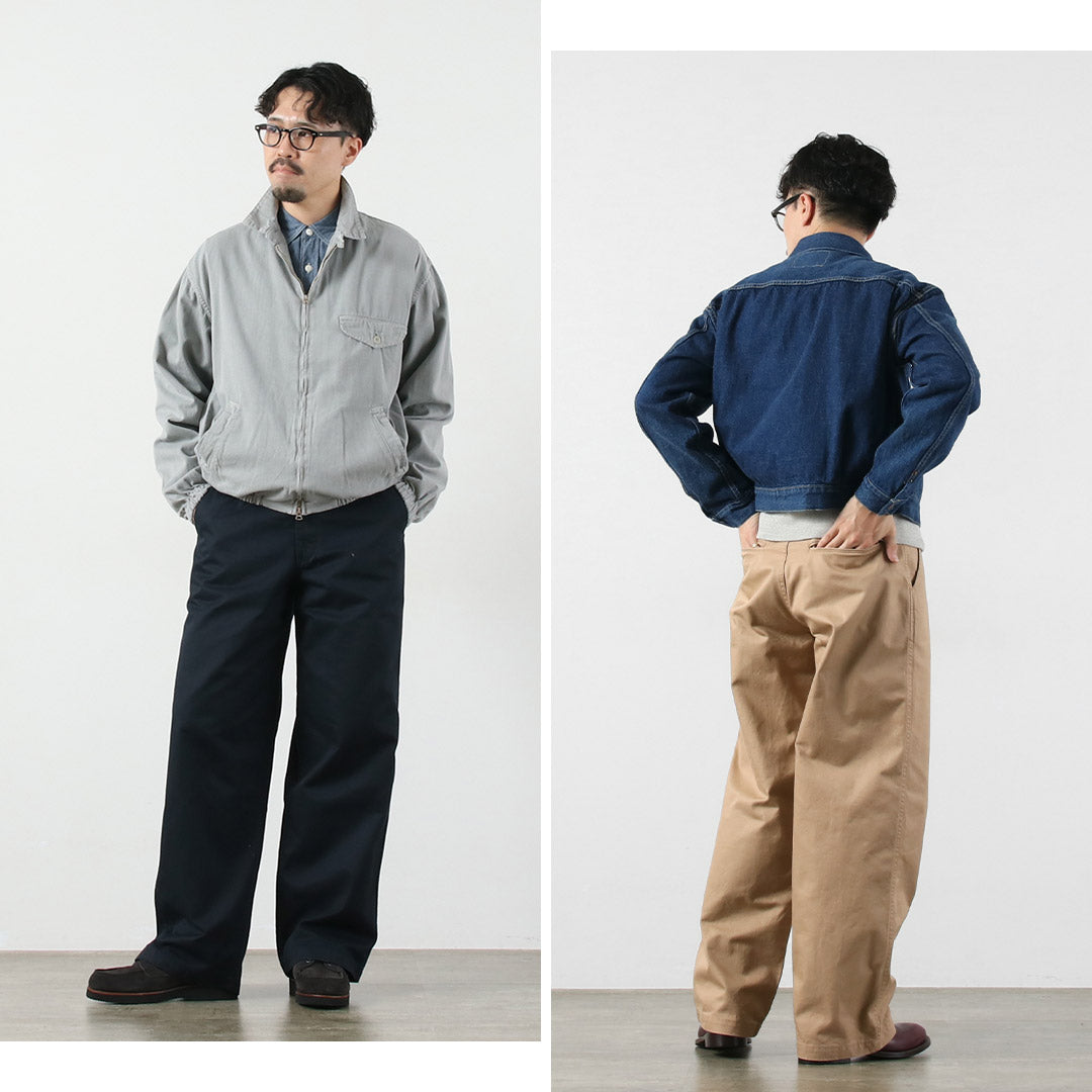JAPAN BLUE JEANS / Premium High Count Wide Chino Pants