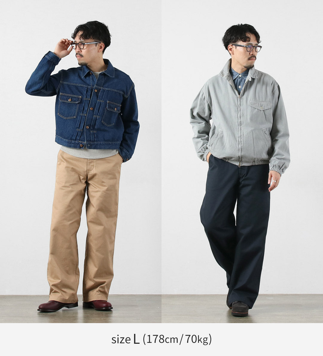 JAPAN BLUE JEANS / Premium High Count Wide Chino Pants