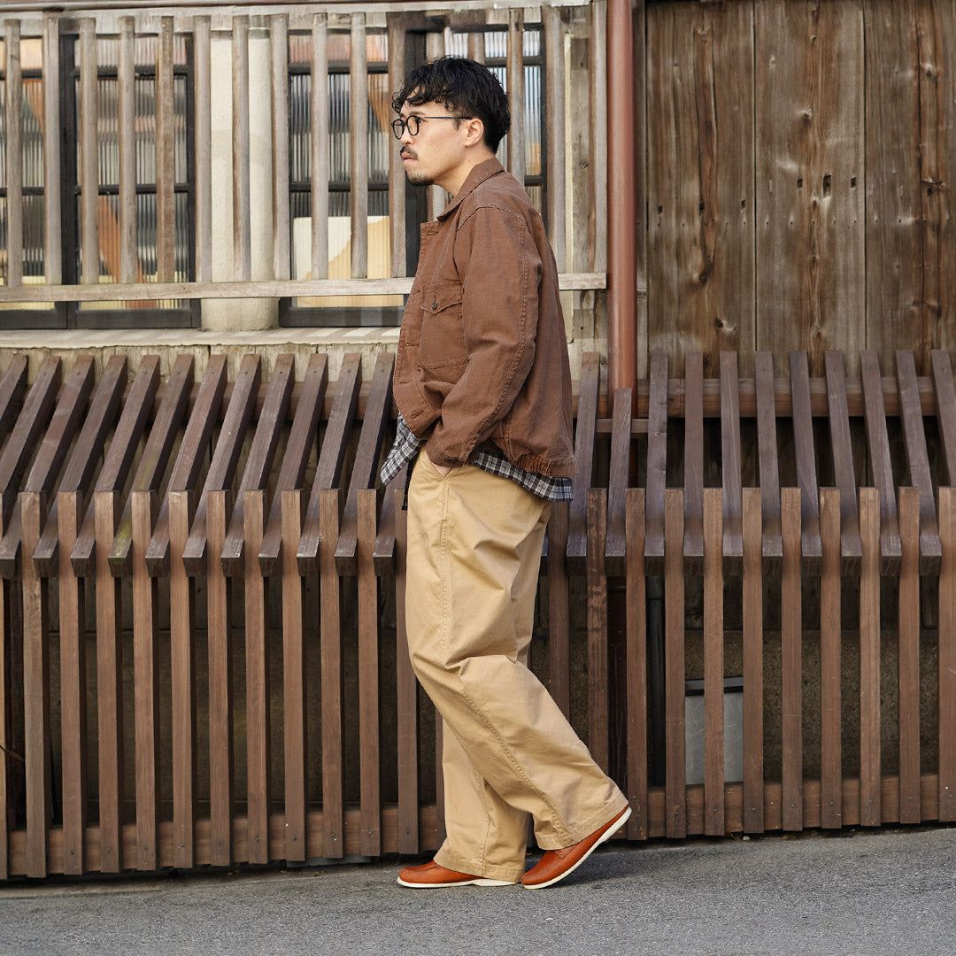 JAPAN BLUE JEANS / Premium High Count Wide Chino Pants