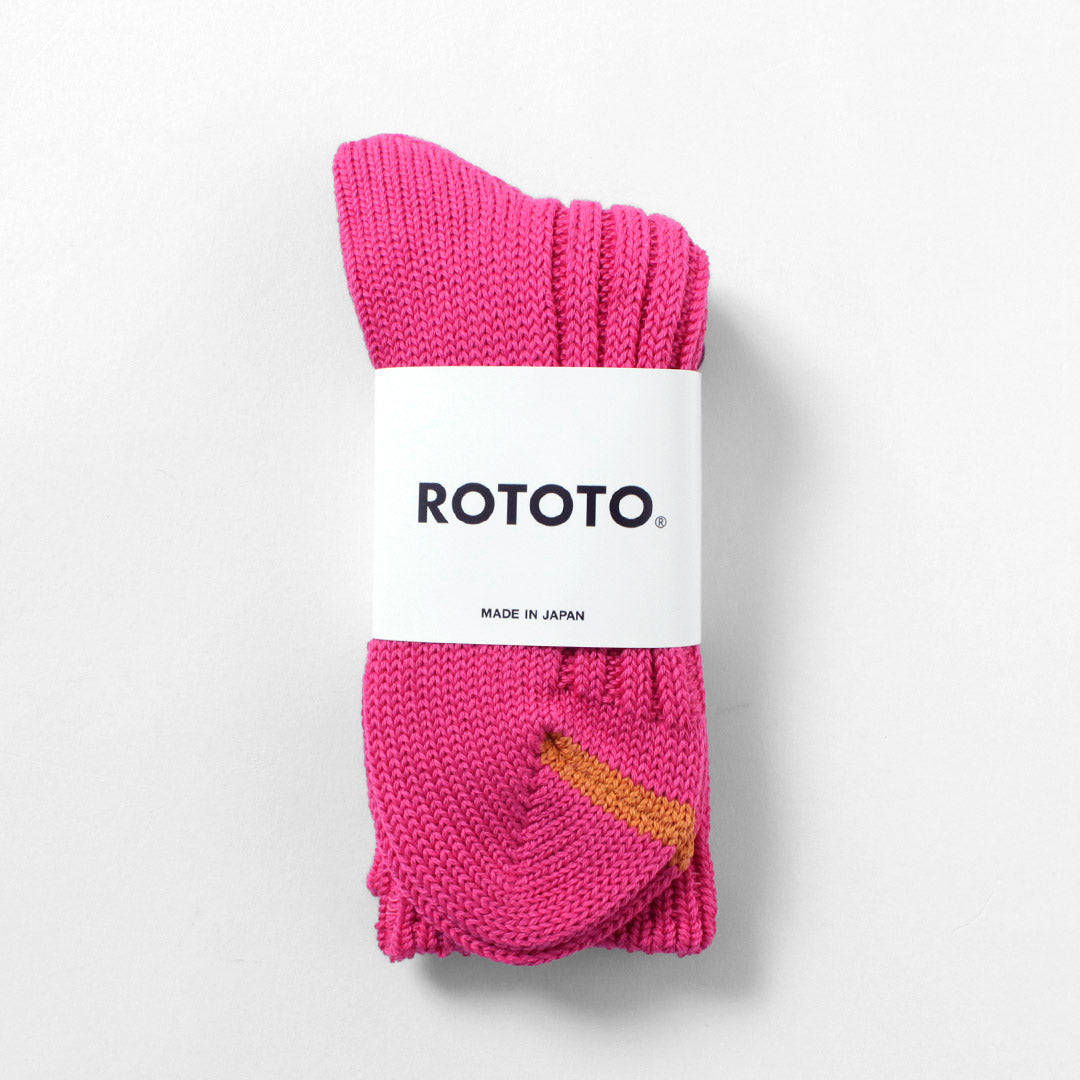 ROTOTO / Chunky Rib Crew Socks