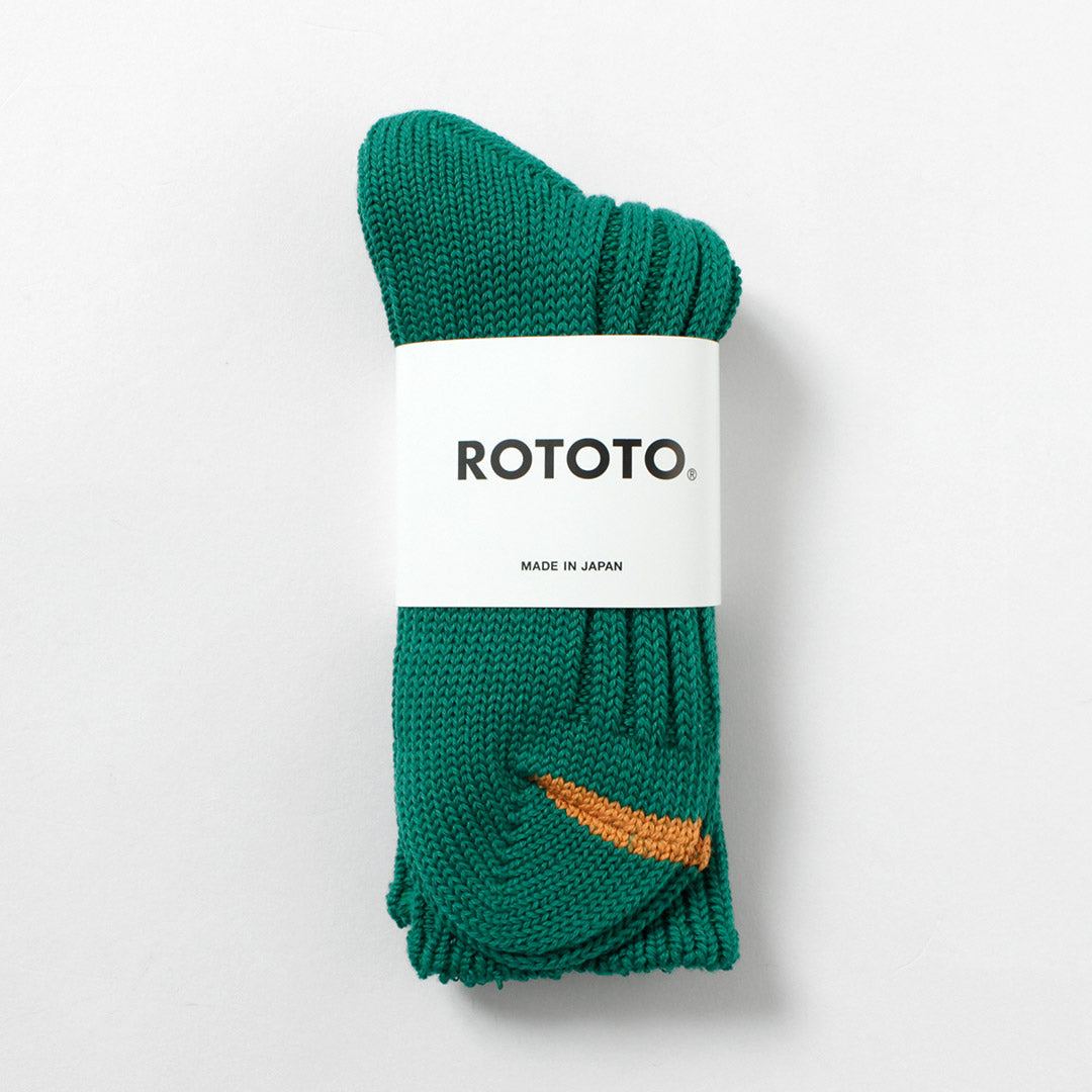 ROTOTO / Chunky Rib Crew Socks