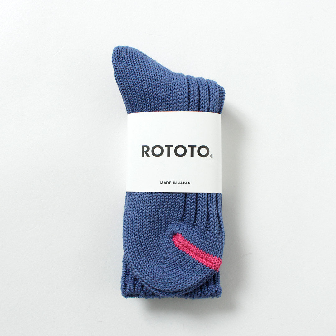 ROTOTO / Chunky Rib Crew Socks