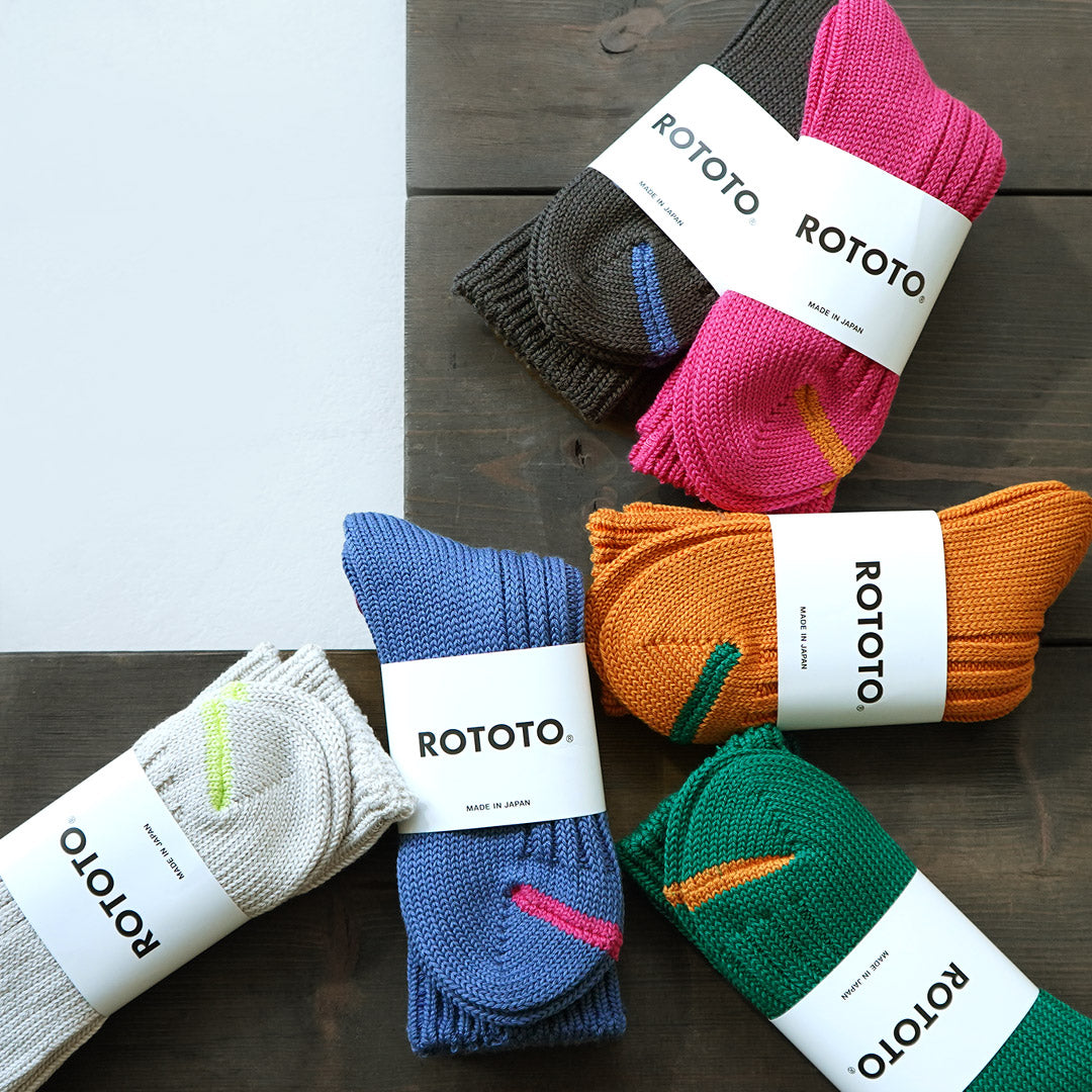 ROTOTO / Chunky Rib Crew Socks