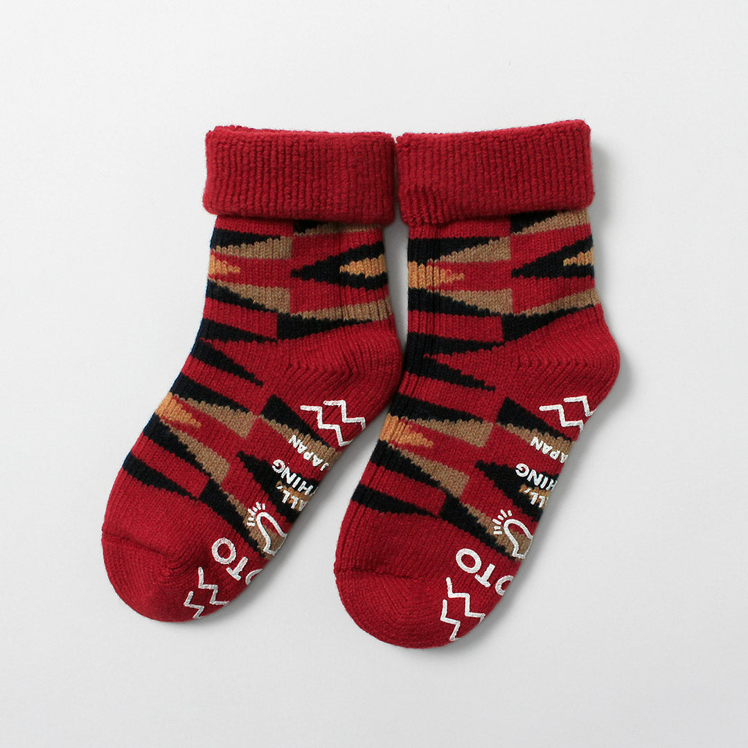 ROTOTO / Merino Lambswool Room Socks Native