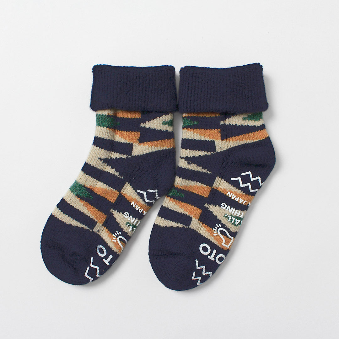ROTOTO / Merino Lambswool Room Socks Native