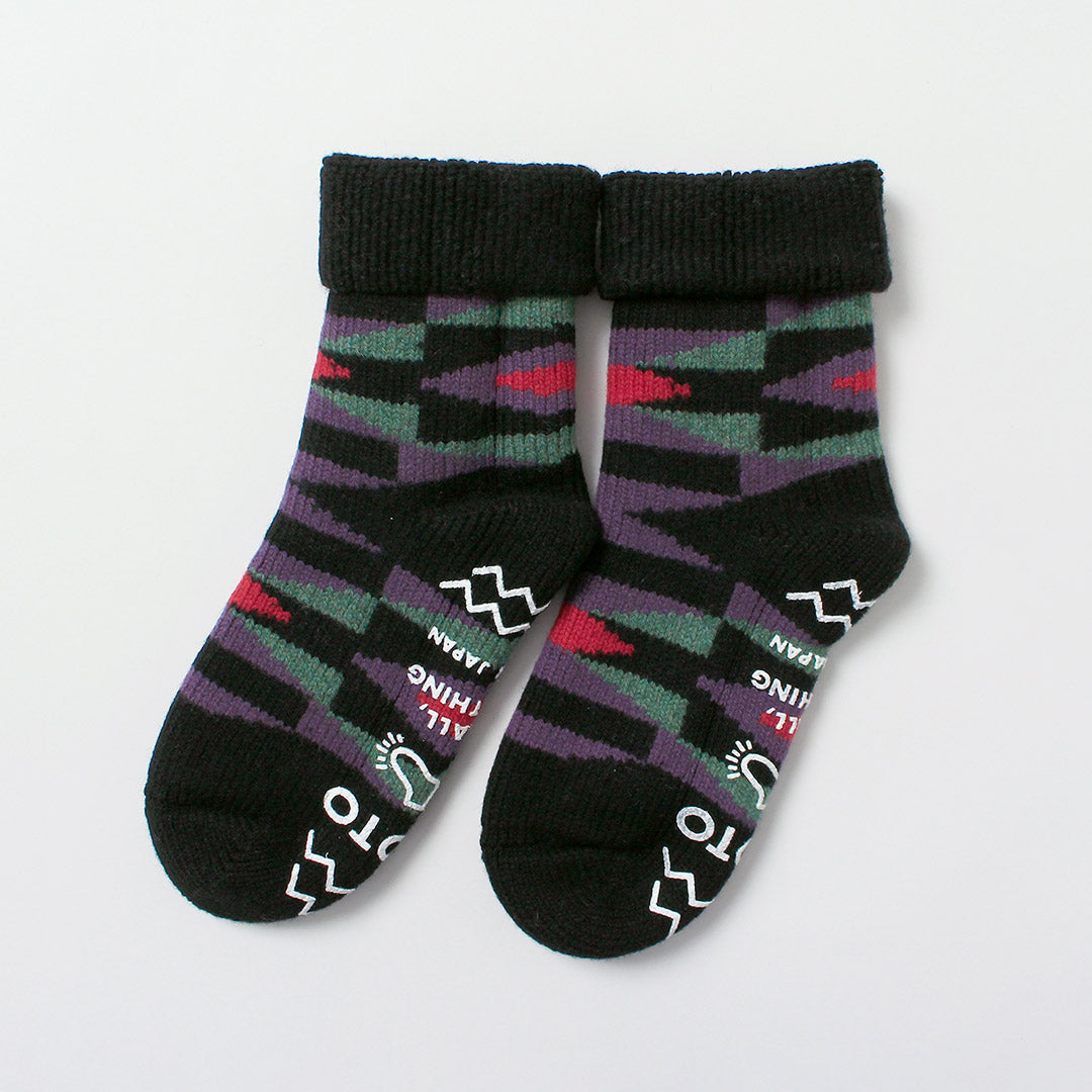 ROTOTO / Merino Lambswool Room Socks Native