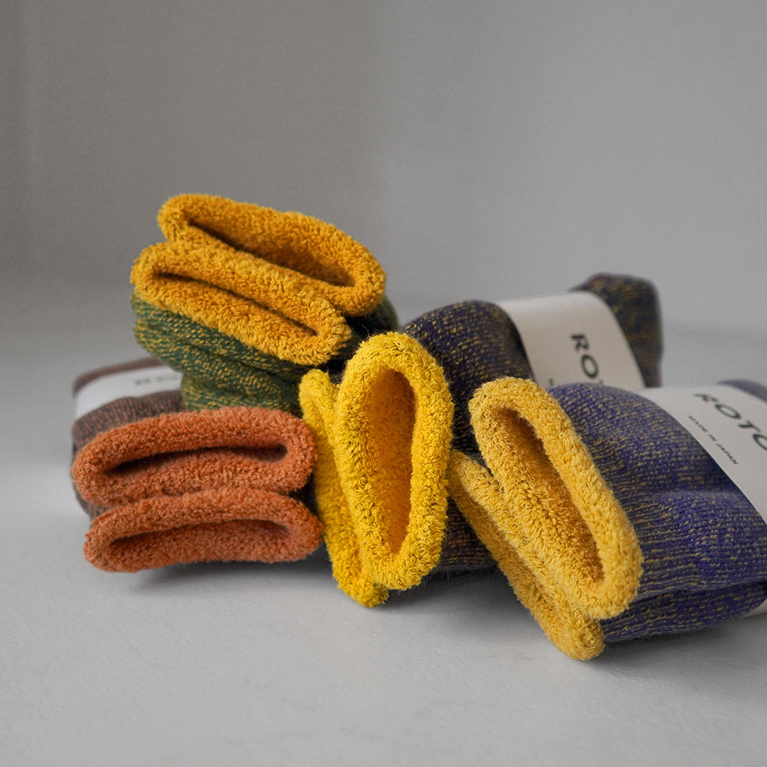 ROTOTO / 雙面毛絨襪