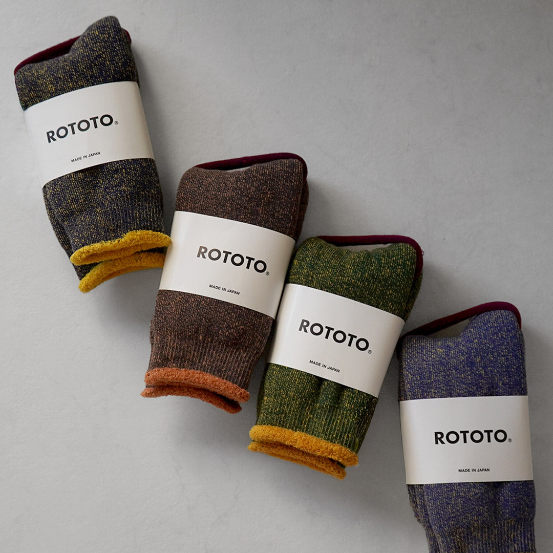 ROTOTO / 雙面毛絨襪