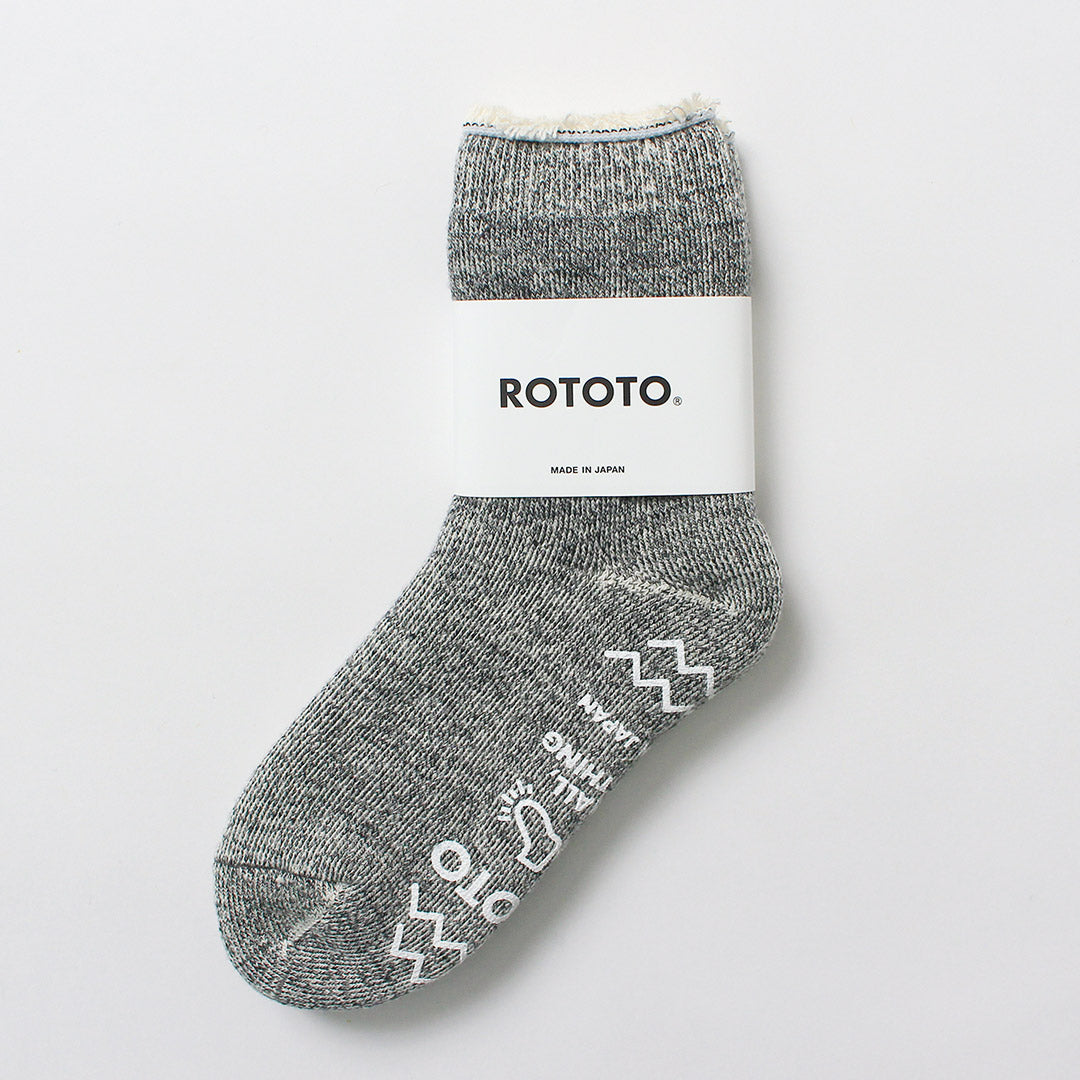 ROTOTO / 雙面房間襪子毛茸茸的