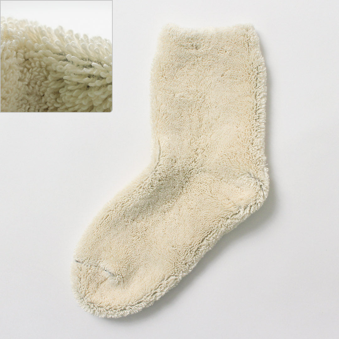 ROTOTO / 雙面房間襪子毛茸茸的