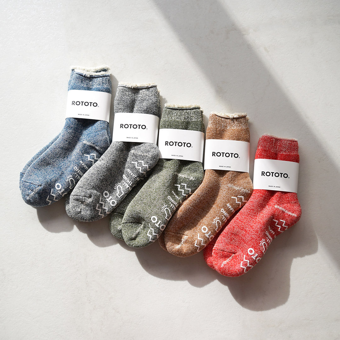 ROTOTO / 雙面房間襪子毛茸茸的