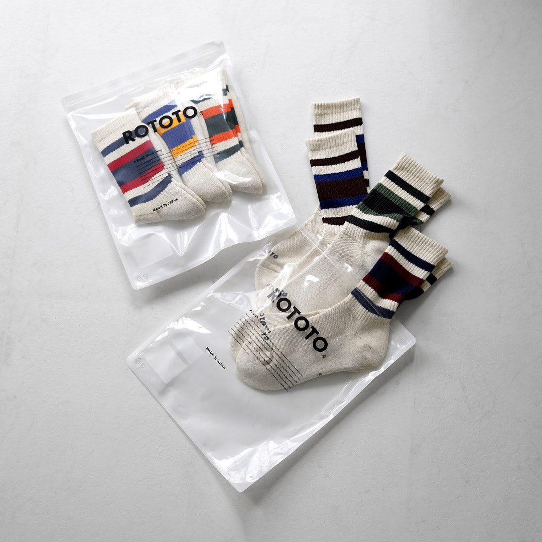 ROTOTO / 3 件裝日常運動襪