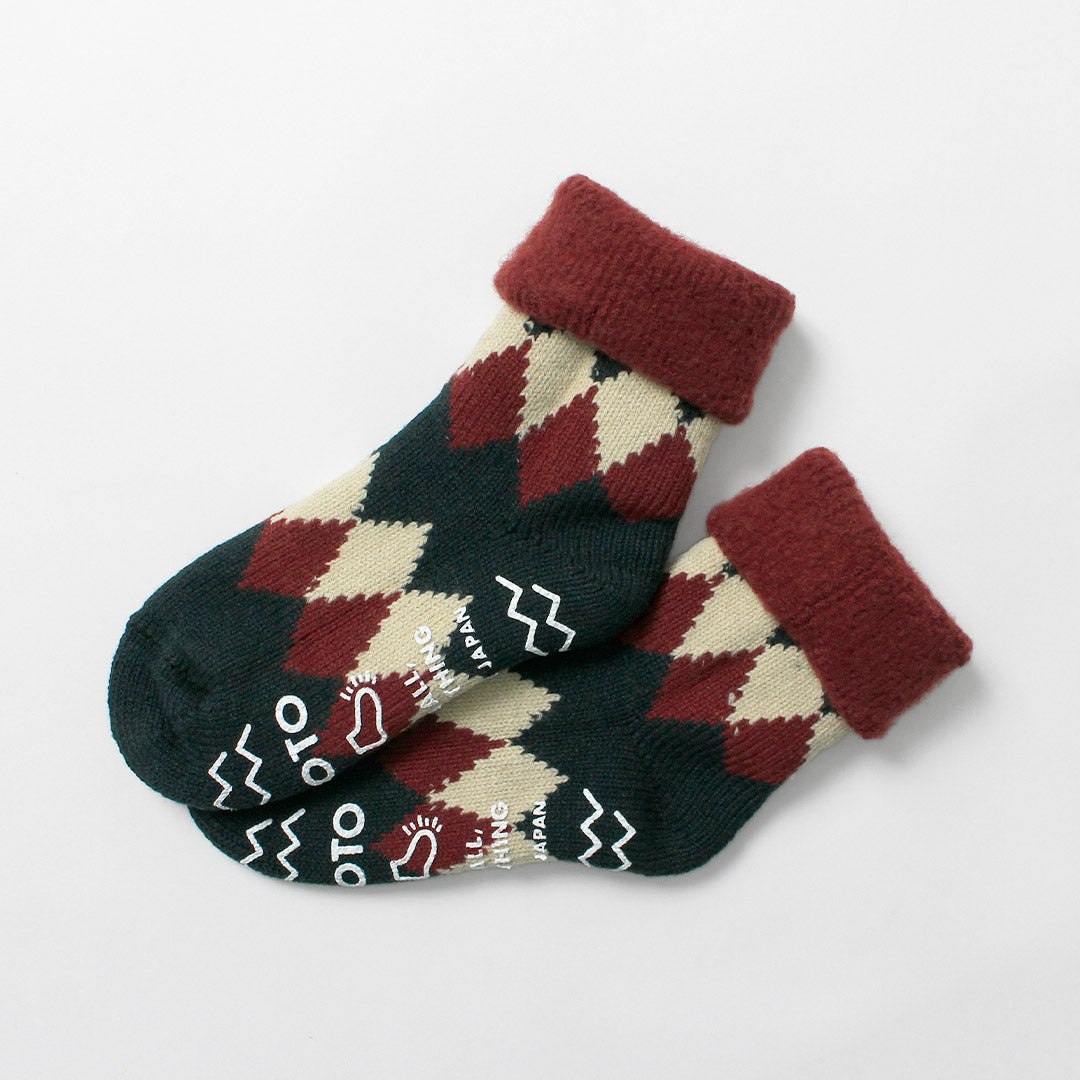 ROTOTO / Comfy Room Socks Diamond