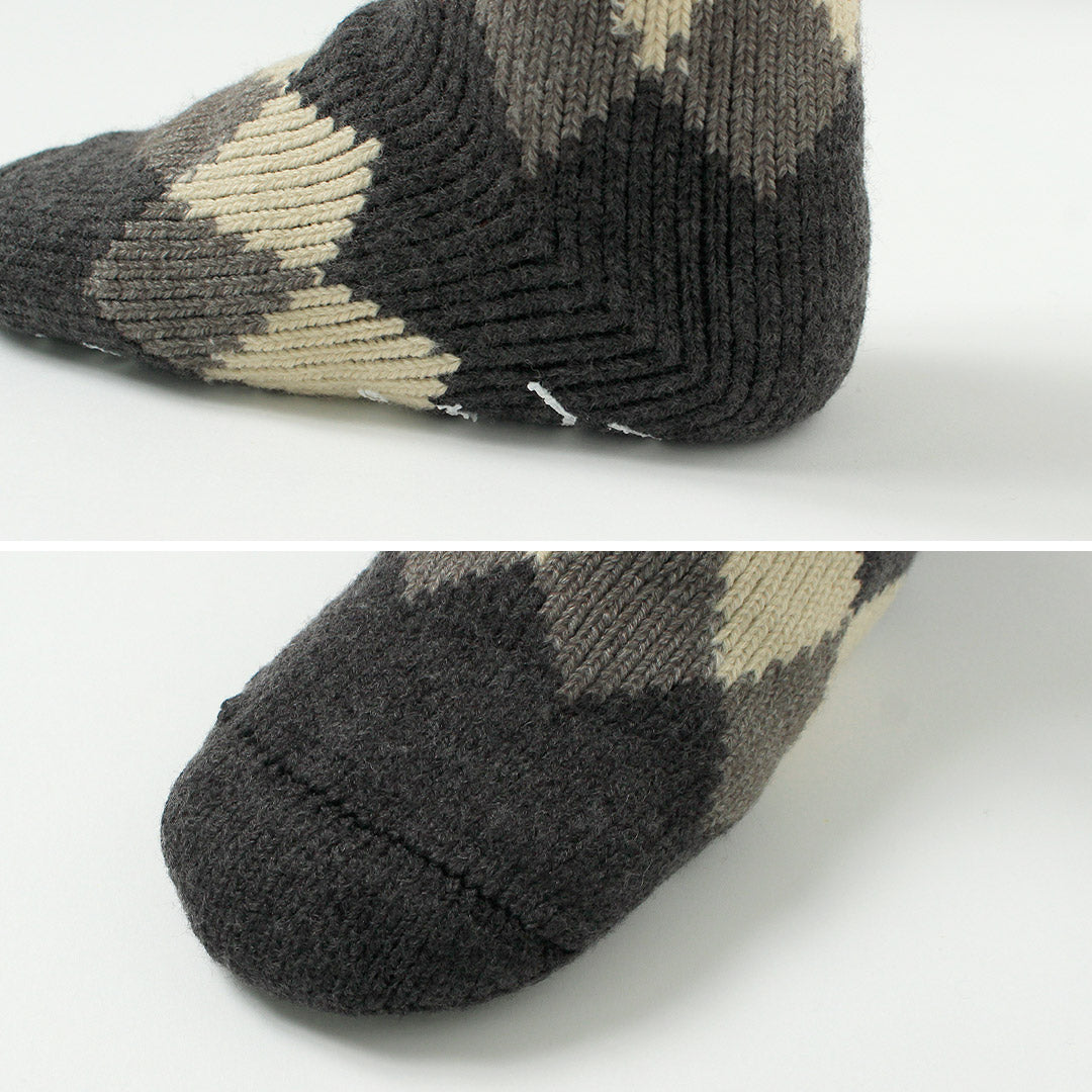 ROTOTO / Comfy Room Socks Diamond