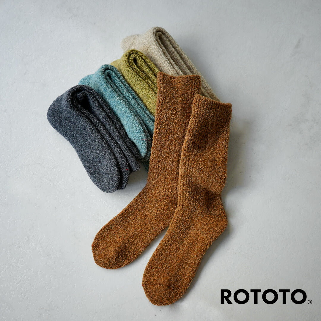 ROTOTO / 美利奴羊毛圈襪