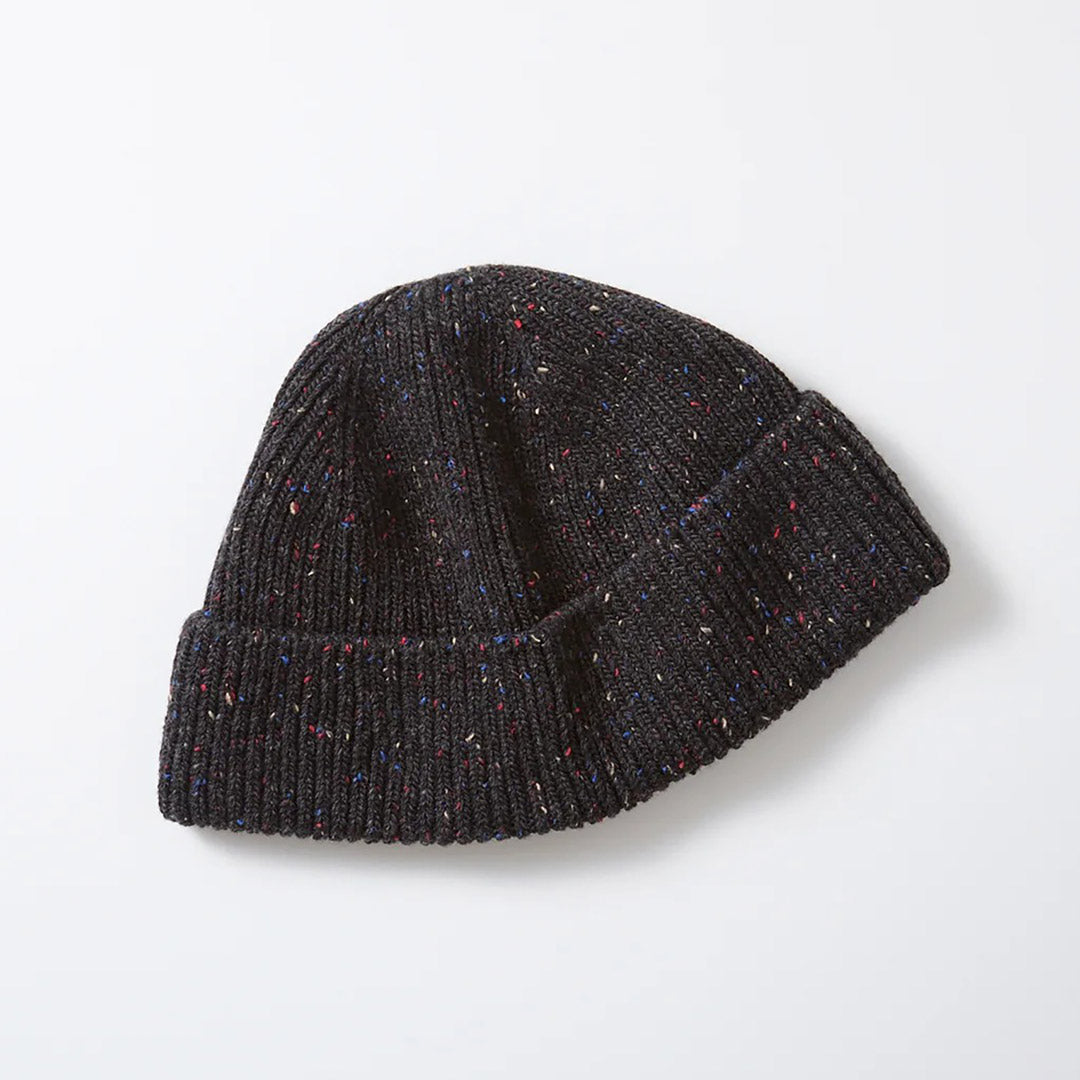 ROTOTO / 棉結羊毛無縫毛線帽