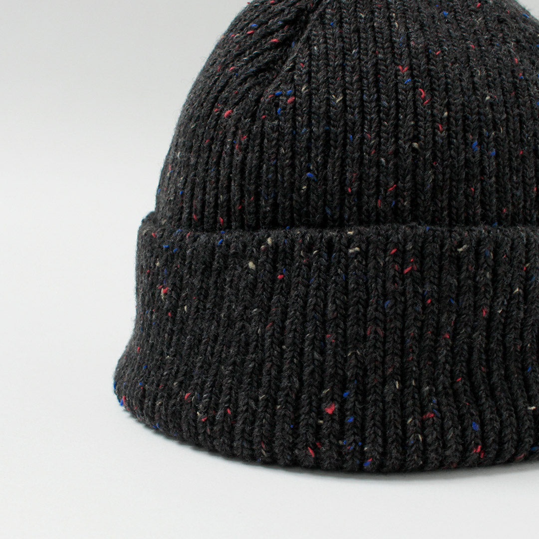 ROTOTO / 棉結羊毛無縫毛線帽