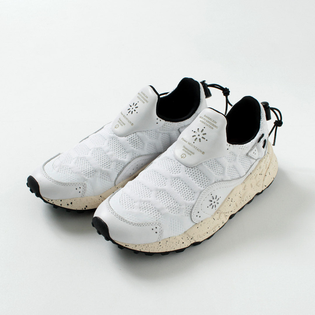 FLOWER MOUNTAIN / Honeycomb Slip-On Sneakers