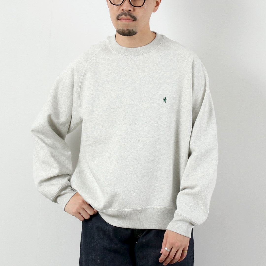GYMPHLEX / Swing Sleeve Crew Neck Pullover Sweatshirt