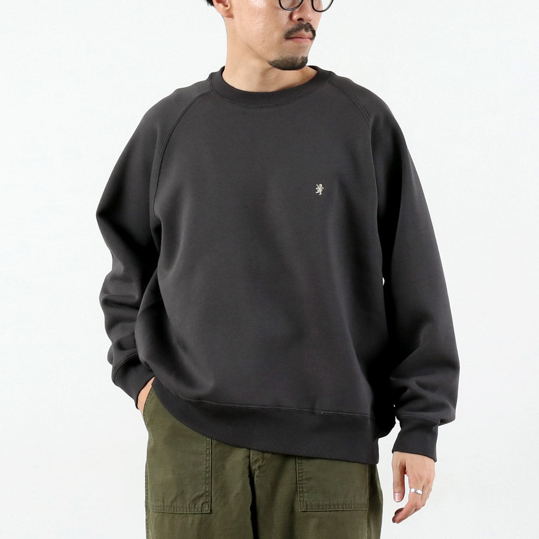 GYMPHLEX / Swing Sleeve Crew Neck Pullover Sweatshirt