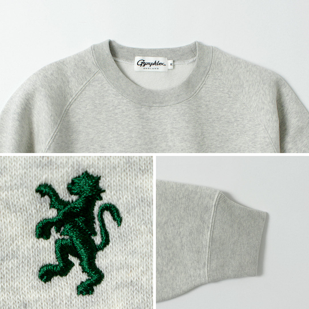 GYMPHLEX / Sweat-shirt à col rond et manches battantes