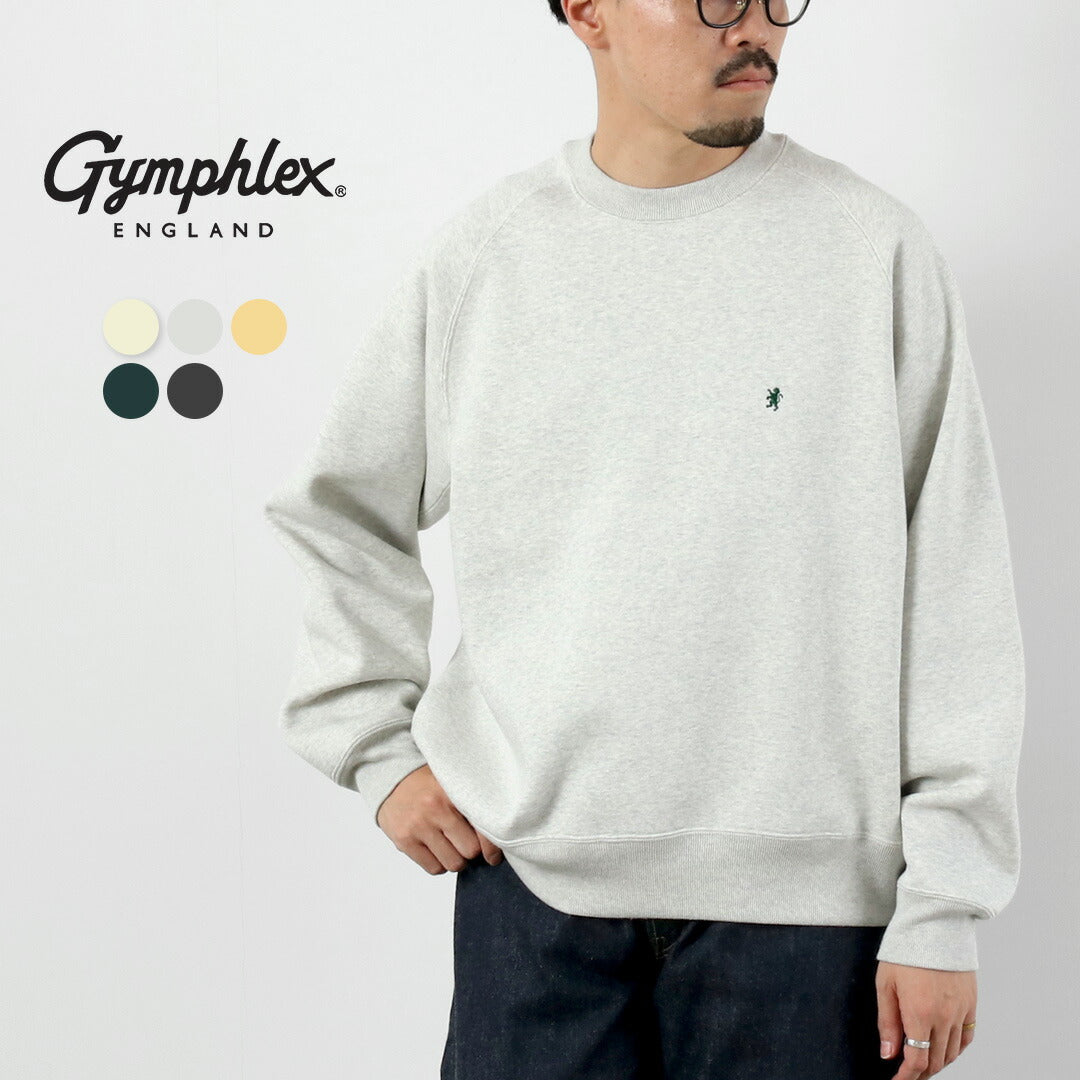 GYMPHLEX / Swing Sleeve Crew Neck Pullover Sweatshirt