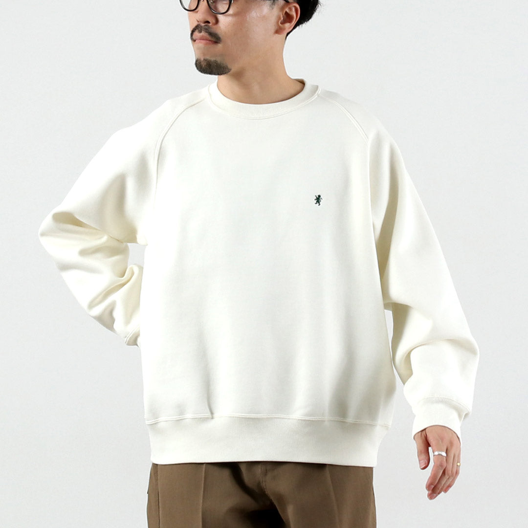 GYMPHLEX / Swing Sleeve Crew Neck Pullover Sweatshirt
