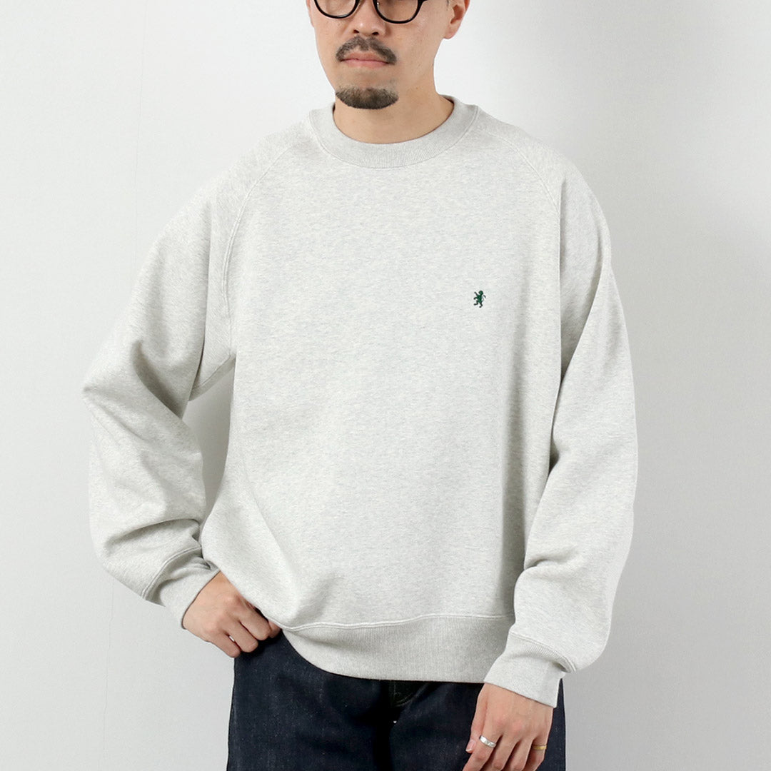 GYMPHLEX / Swing Sleeve Crew Neck Pullover Sweatshirt