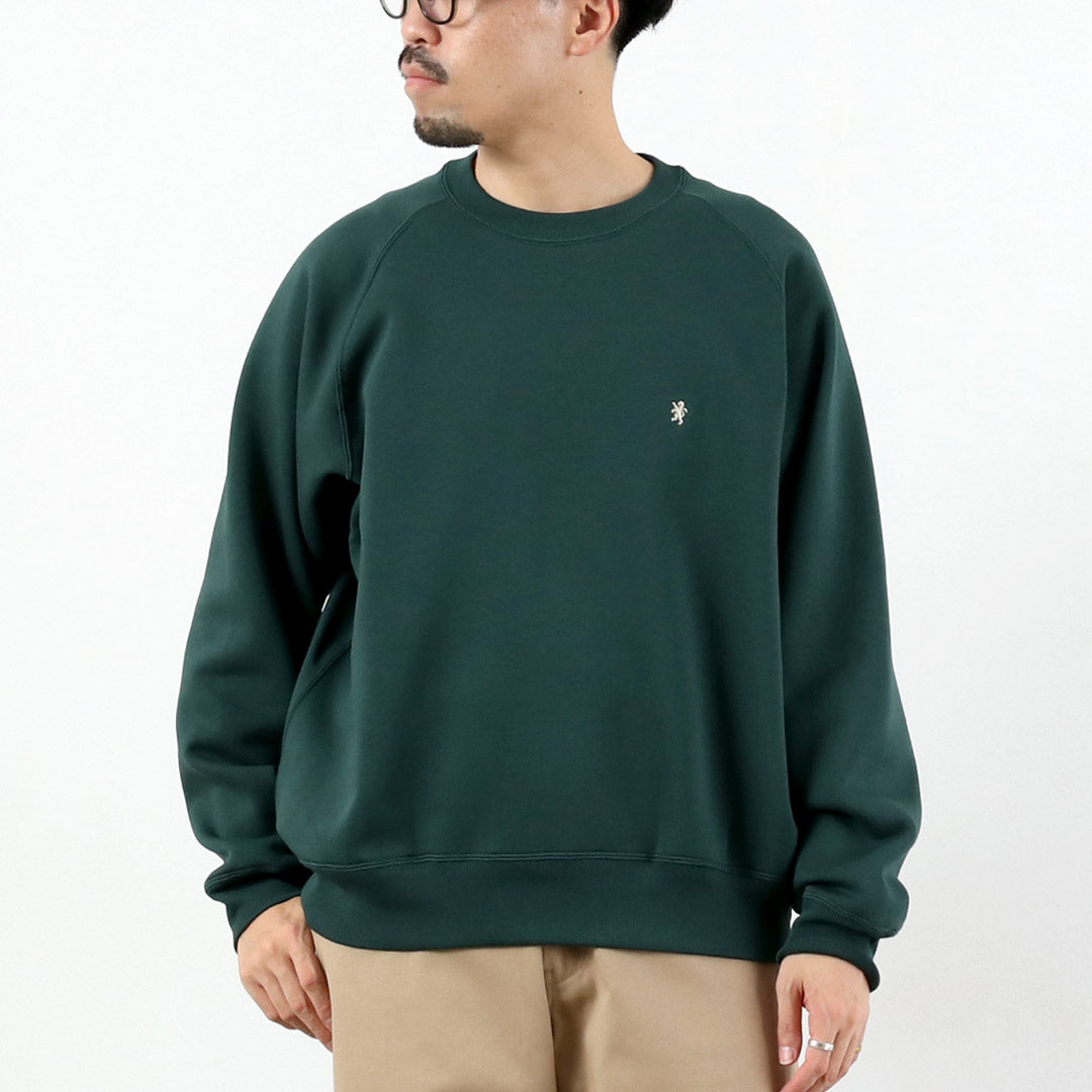 GYMPHLEX / Swing Sleeve Crew Neck Pullover Sweatshirt
