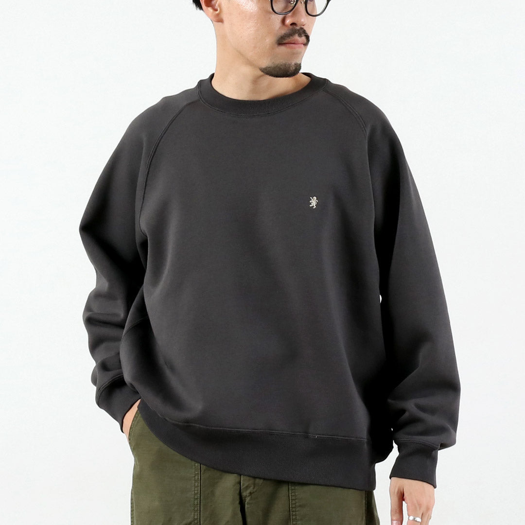 GYMPHLEX / Swing Sleeve Crew Neck Pullover Sweatshirt