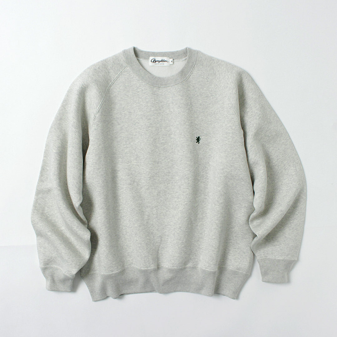 GYMPHLEX / Swing Sleeve Crew Neck Pullover Sweatshirt