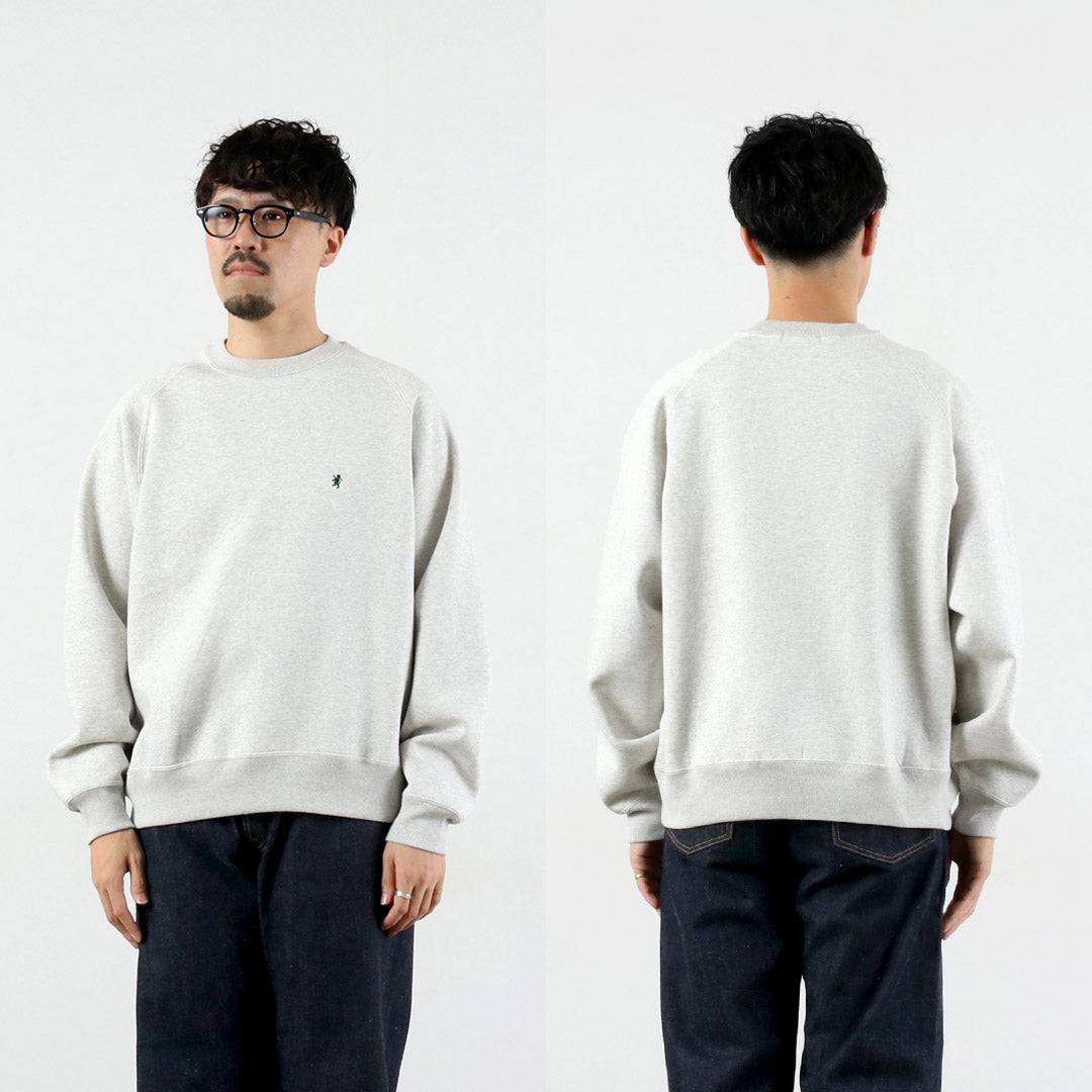 GYMPHLEX / Swing Sleeve Crew Neck Pullover Sweatshirt