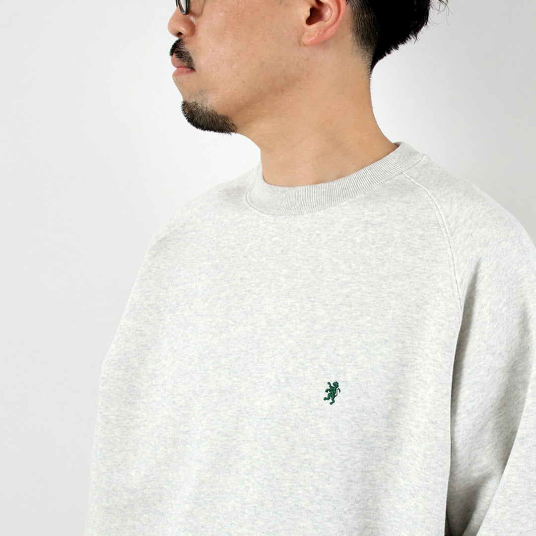GYMPHLEX / Swing Sleeve Crew Neck Pullover Sweatshirt