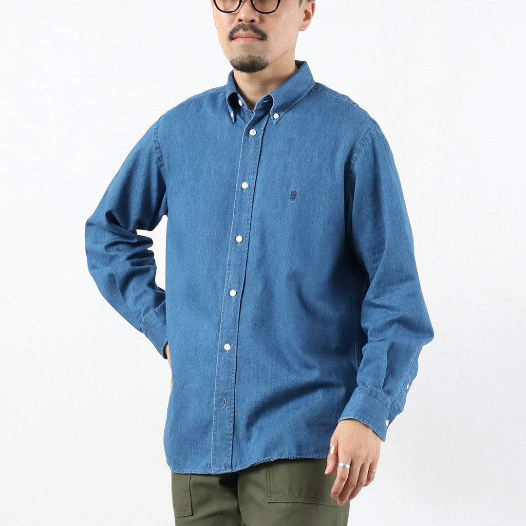 GYMPHLEX / Denim Button Down Shirt