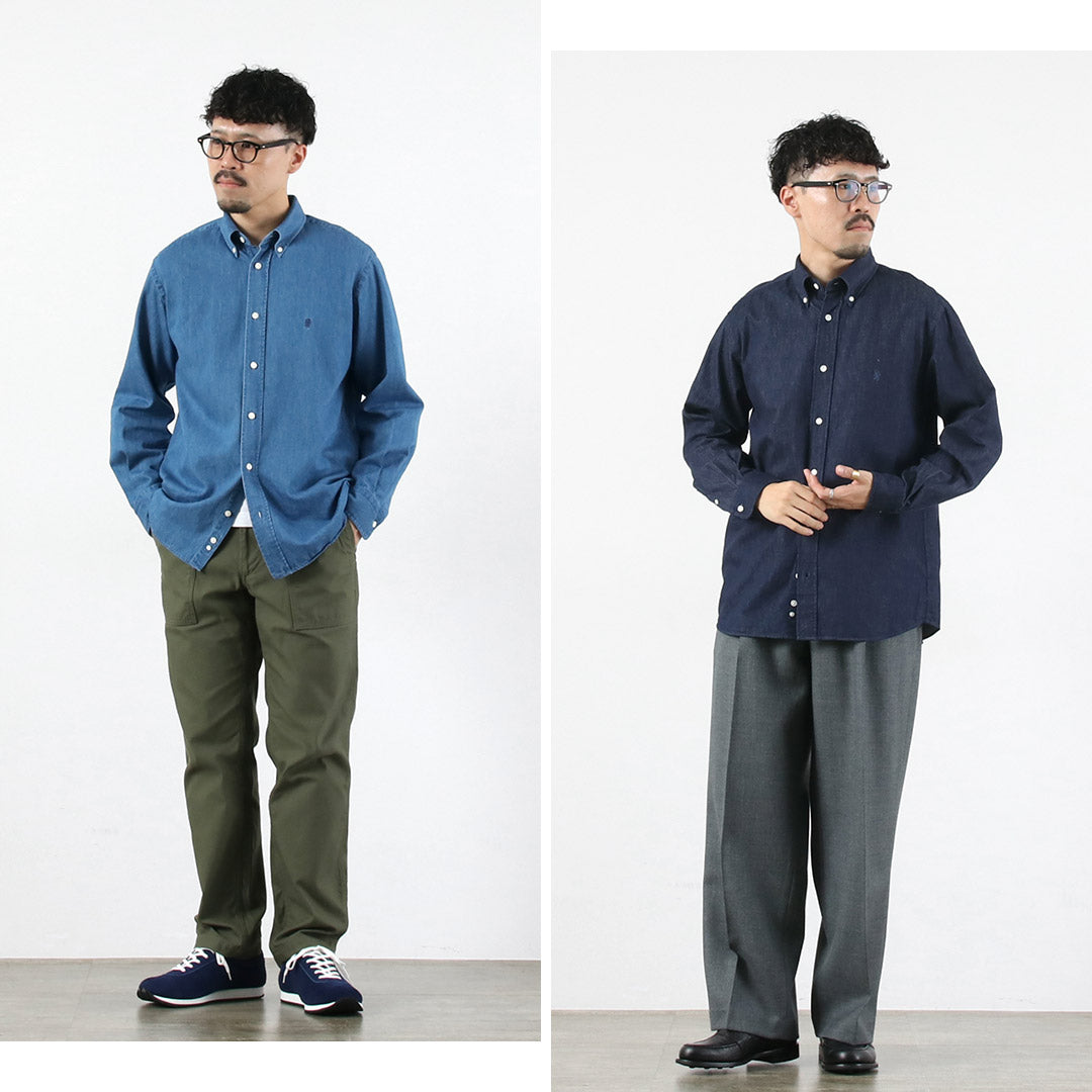 GYMPHLEX / Denim Button Down Shirt
