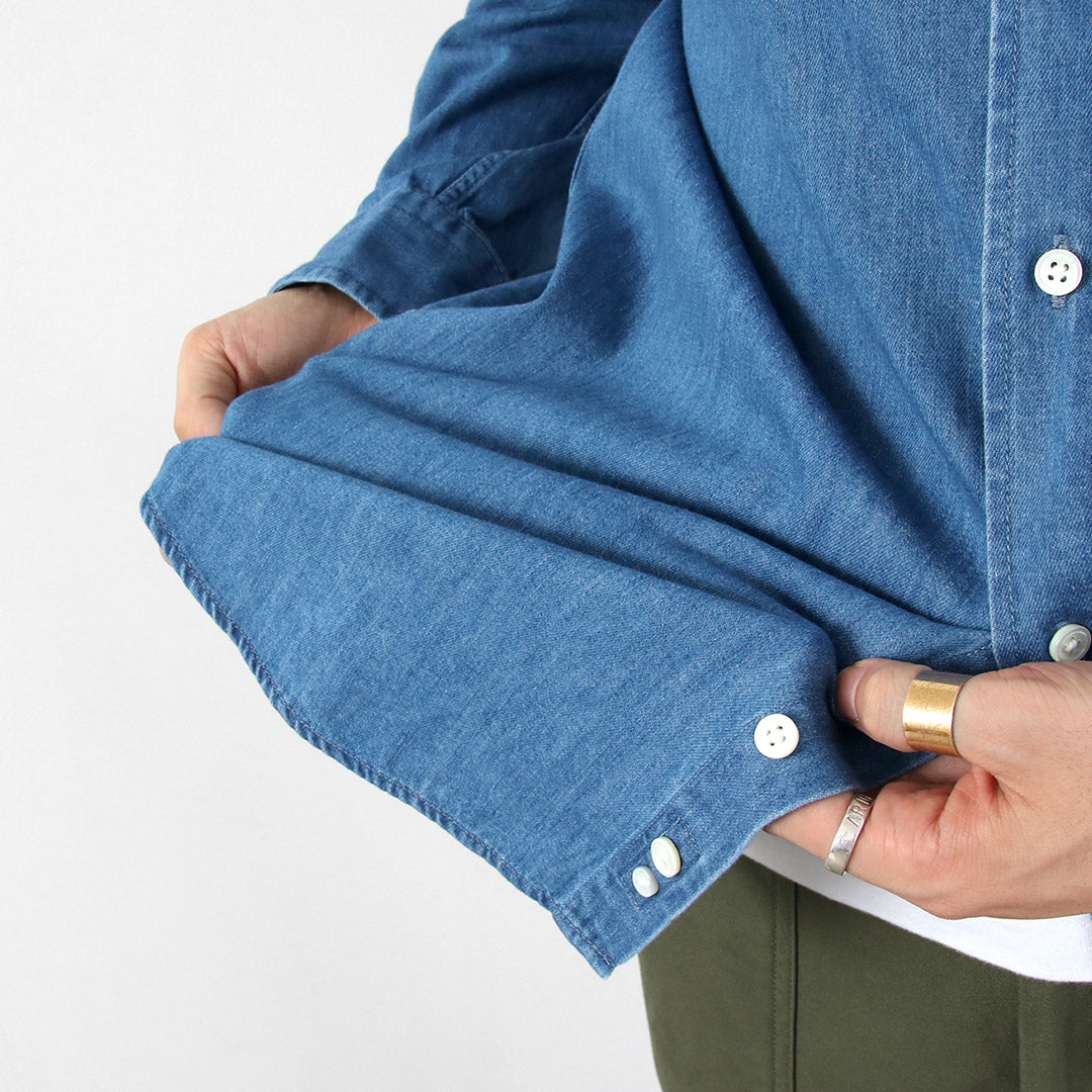 GYMPHLEX / Denim Button Down Shirt
