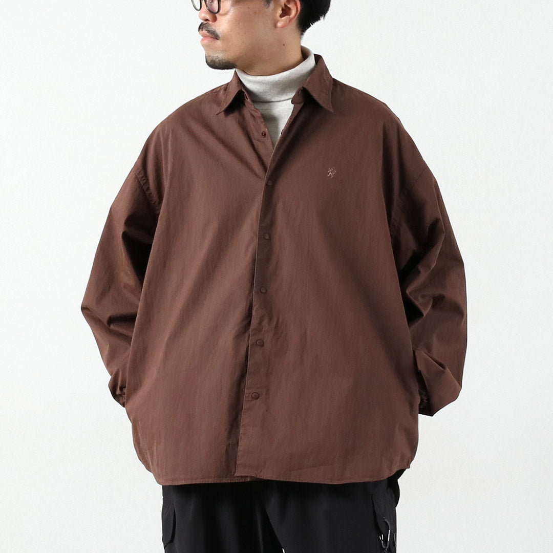 GYMPHLEX / Bio-Peach Skin Regular Collar Shirt