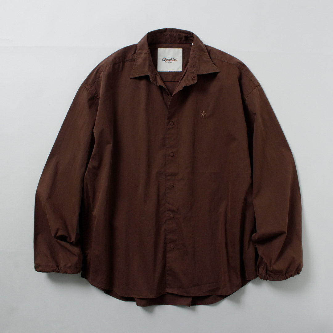 GYMPHLEX / Bio-Peach Skin Regular Collar Shirt