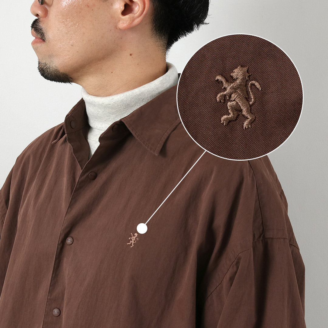 GYMPHLEX / Bio-Peach Skin Regular Collar Shirt
