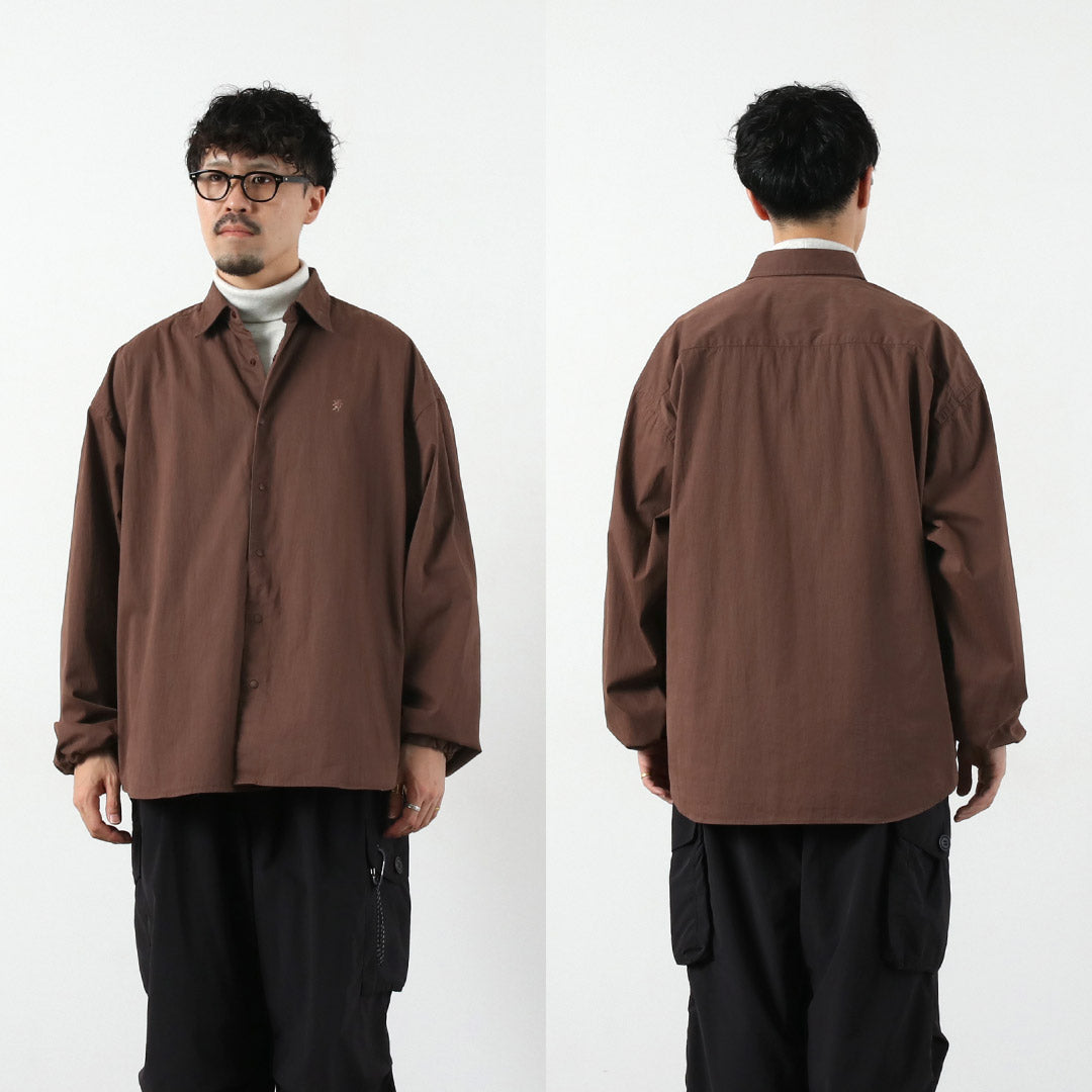 GYMPHLEX / Bio-Peach Skin Regular Collar Shirt