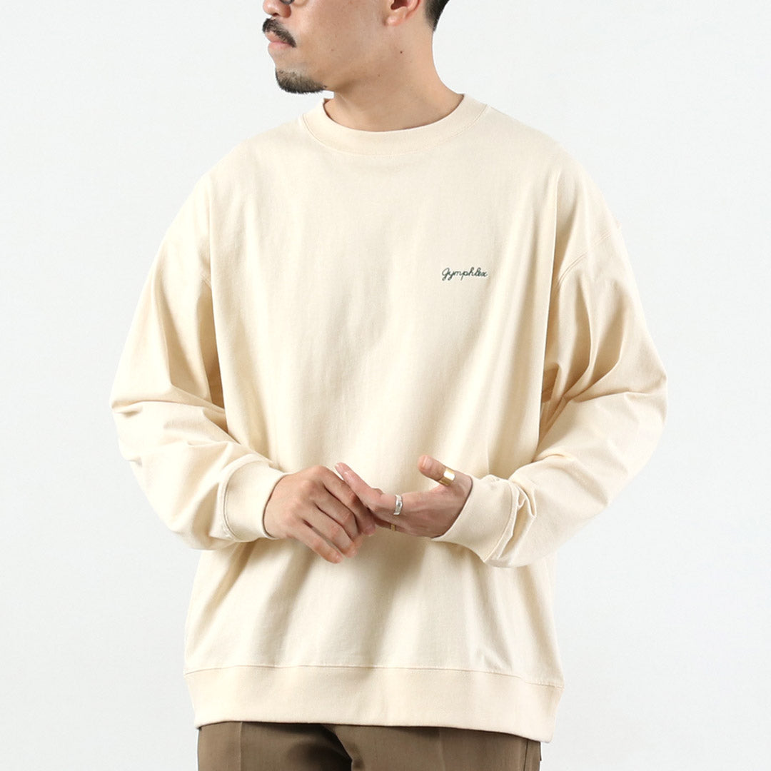 GYMPHLEX / High Gauze Cotton Long Sleeve T-shirt