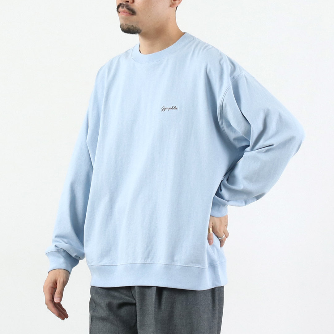 GYMPHLEX / High Gauze Cotton Long Sleeve T-shirt