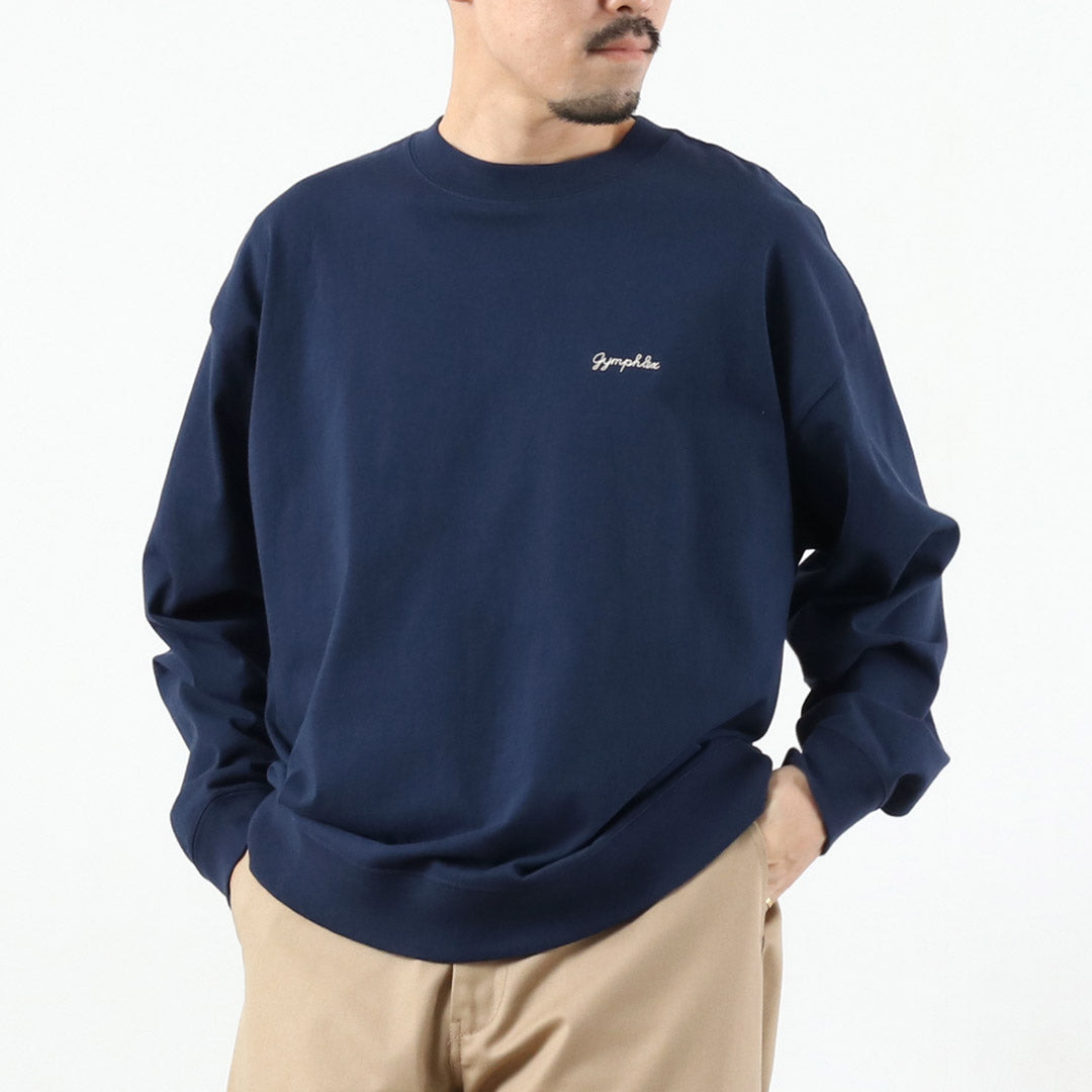 GYMPHLEX / High Gauze Cotton Long Sleeve T-shirt