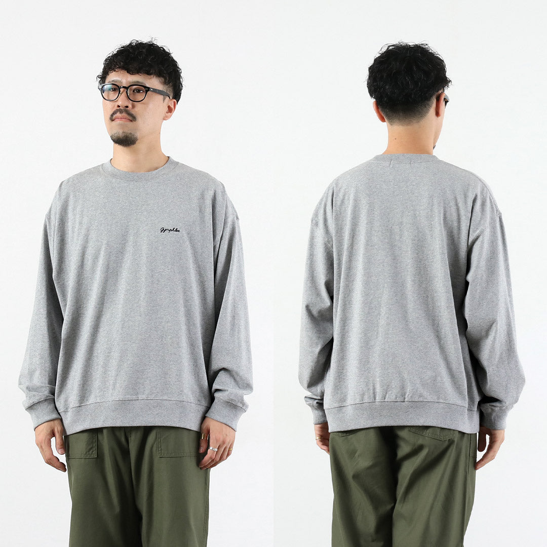 GYMPHLEX / High Gauze Cotton Long Sleeve T-shirt