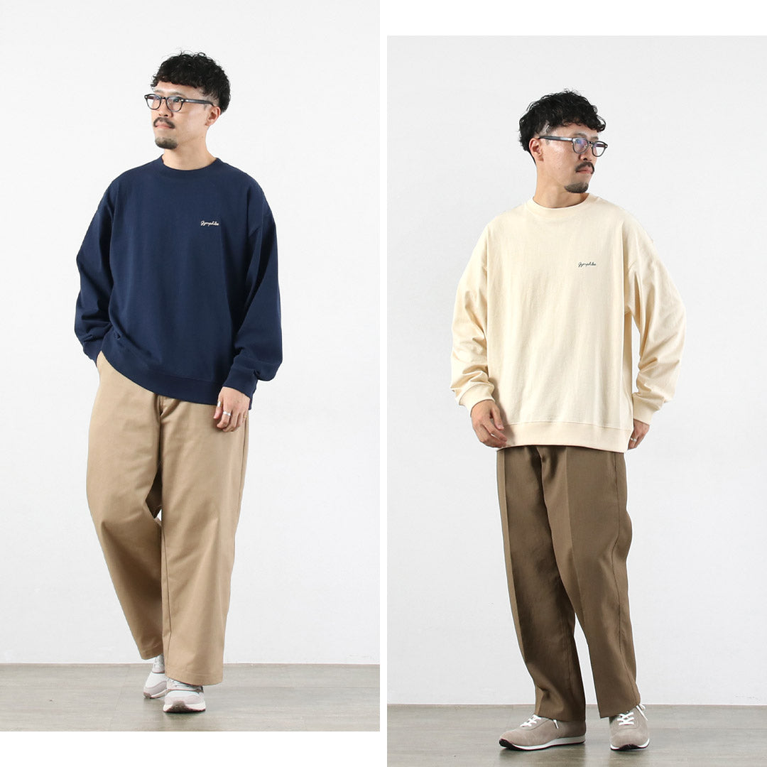 GYMPHLEX / High Gauze Cotton Long Sleeve T-shirt