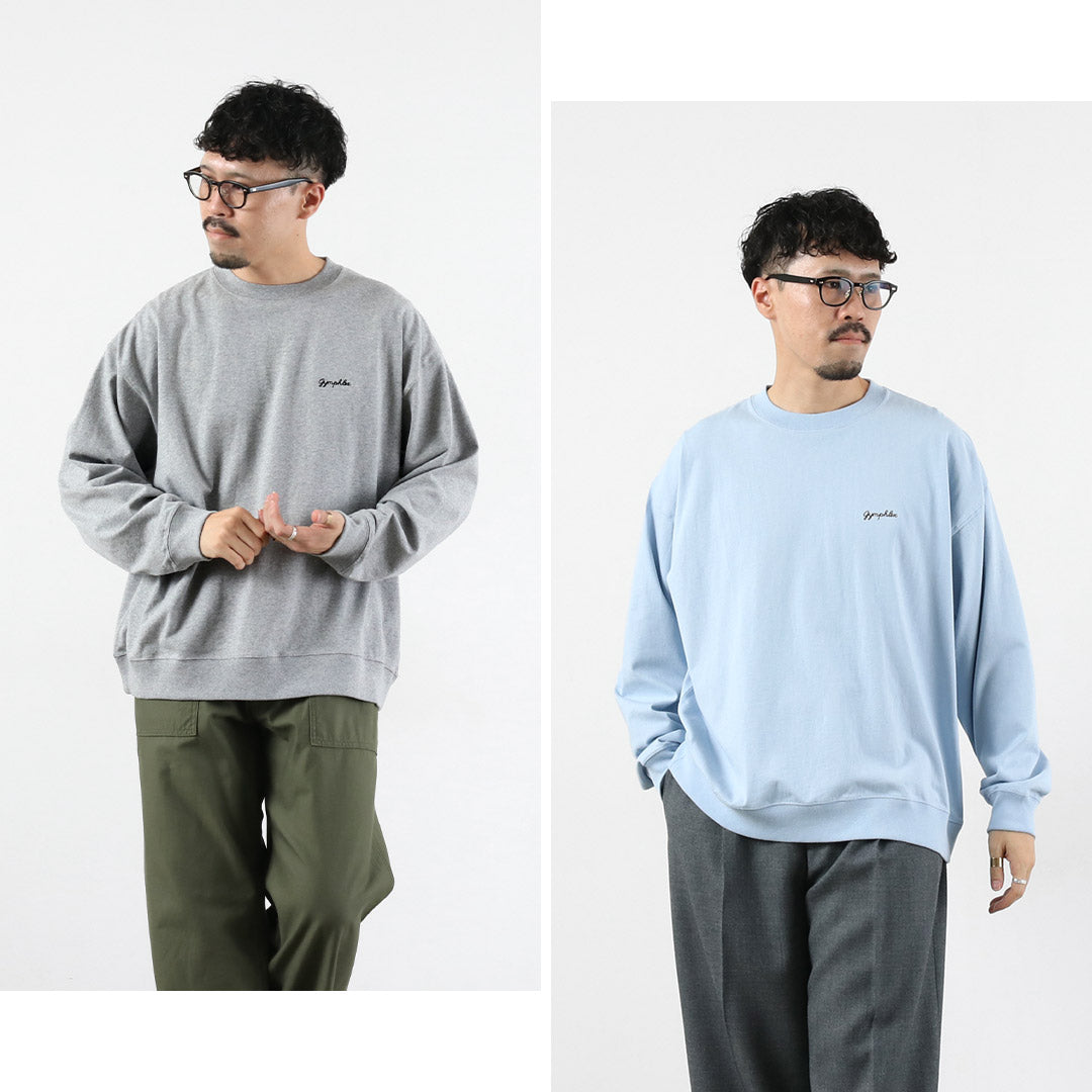 GYMPHLEX / High Gauze Cotton Long Sleeve T-shirt