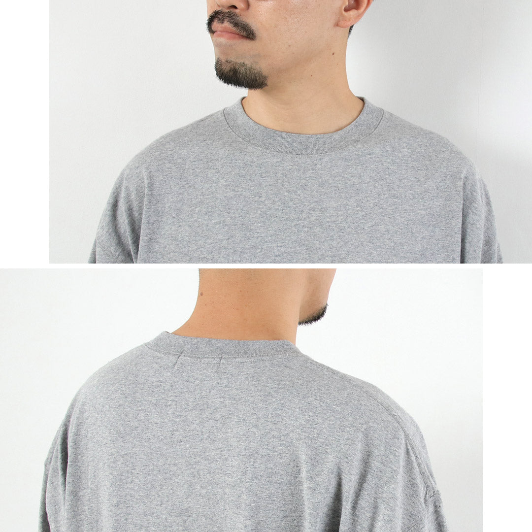 GYMPHLEX / High Gauze Cotton Long Sleeve T-shirt
